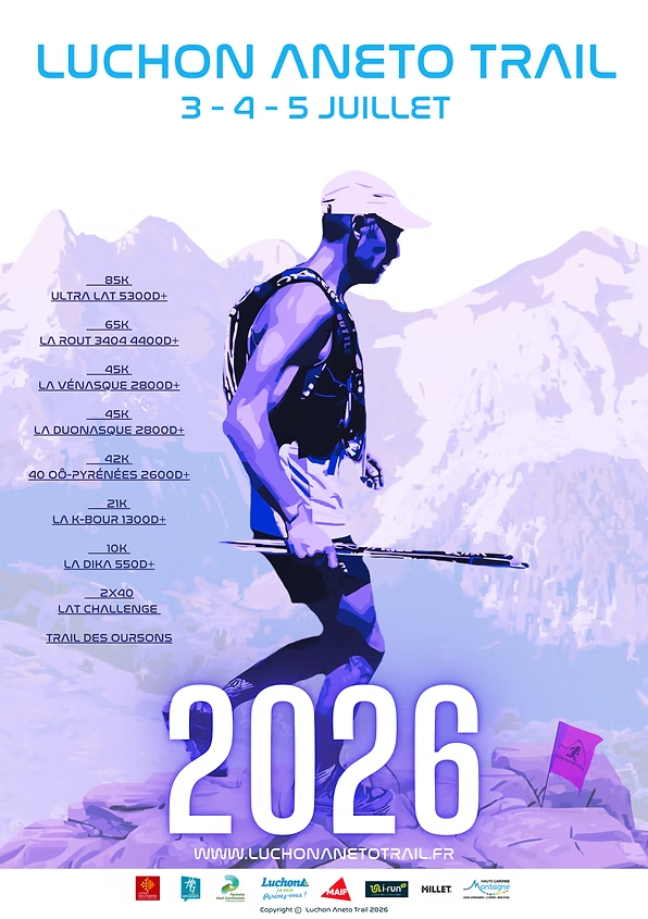 La Résidence ROYAL LUCHON met votre hébergement au plus près de l'Aneto Trail 2026 comme chaque année depuis 5 ans maintenant .